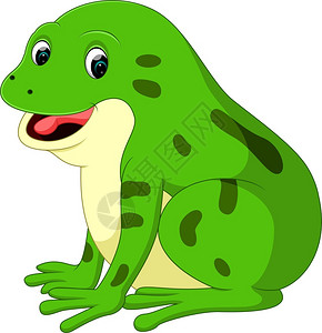 牛蛙煲可爱青蛙漫画插画
