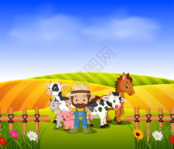 农耕和畜牧养殖场图片