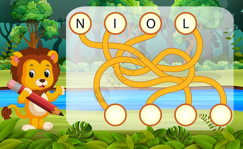 狮子英语单词解谜游戏图片
