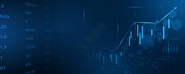 数字矢量含有图表商业和金融概念及报告抽象技术通信概念矢量背景的经济图表背景