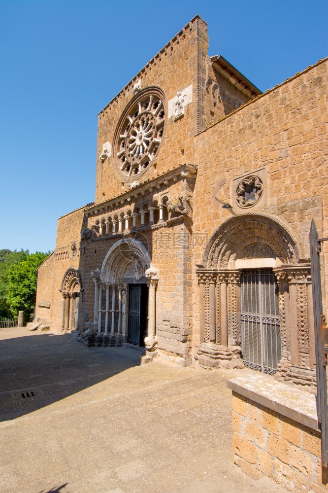 塔斯卡尼亚维泰博意大利圣玛亚马吉奥雷教堂图片