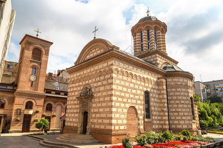 罗马尼亚州布加勒斯特最古老的教堂图片