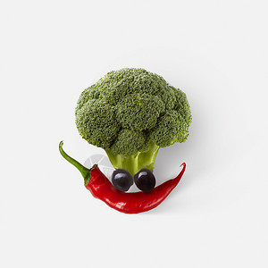 新鲜的天然有机蔬菜复制空间素食健康品概念天然新鲜蔬菜组成图片