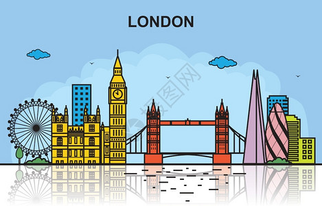 伦敦海德公园伦敦城市巡回天际线设计图片