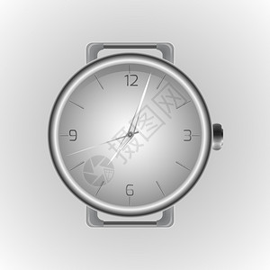 手表时钟脸矢量元素用于设计手表矢量电子图片