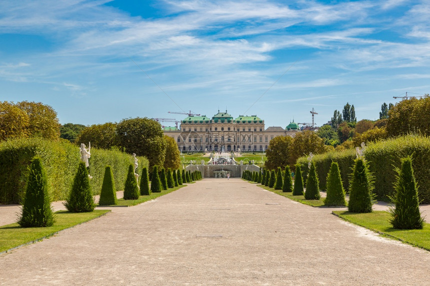 维纳的贝德勒宫殿美丽的夏日奥斯特里亚图片