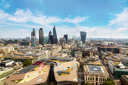 英国金融区的摩天大楼英国统一王图片