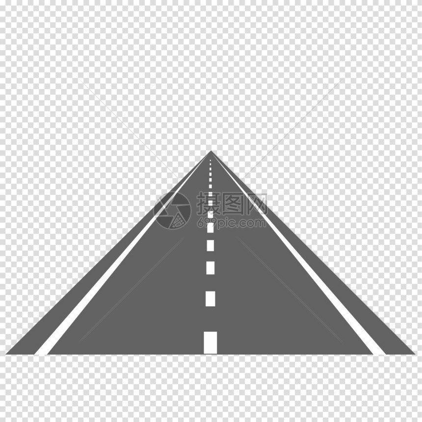 弯曲道路和高速公路的矢量图图片