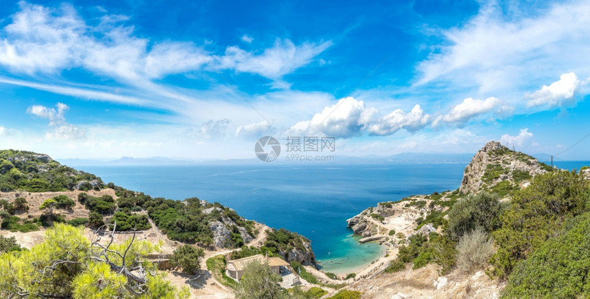 草原圣地的广阔景观夏日盛图片