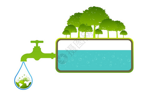 爱护地球珍惜水资源概念图图片