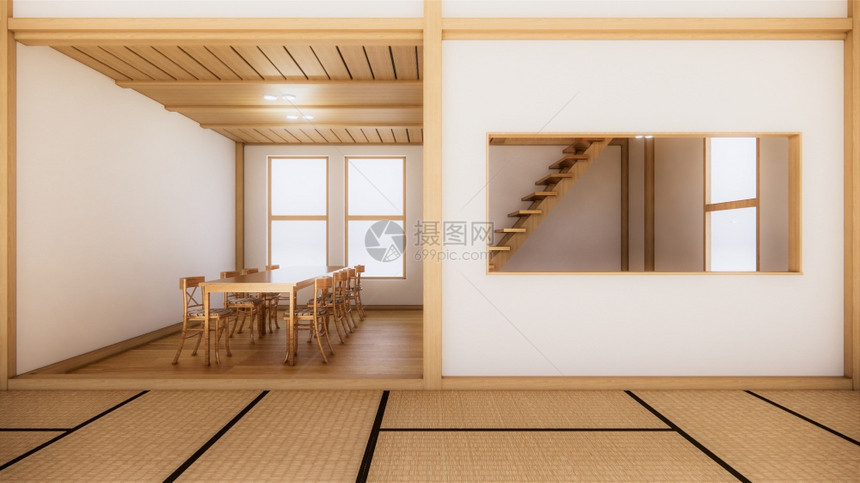 场景多功能室想法日本房间内部设计3d图片