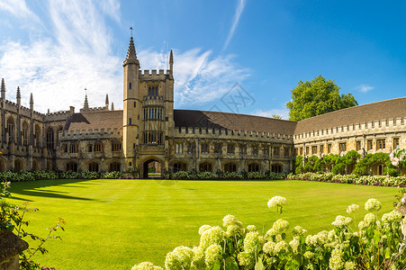 马格达莱恩大学牛津郡英格兰联合王国背景图片