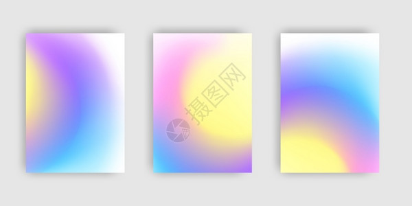用于您图形色彩多设计小册子布局设计模板的抽象拟糊贴多彩梯度背景a4概念背景图片