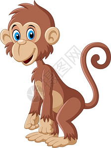 卡通可爱猴子装扮图片