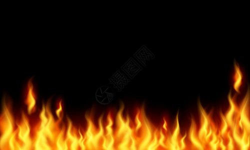 燃烧的红色火热花现实的焰抽象背景图片