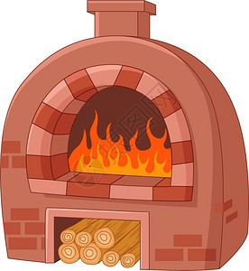 传统烤箱卡通图片