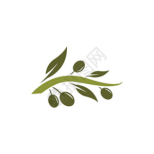 希腊标志橄榄徽标图示插插画