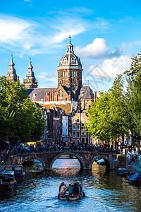 阿姆斯特丹是内地首都和人口最多的城市高清图片