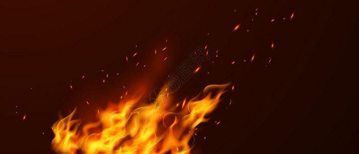 燃烧的红色火实在事求是火烈背景图片