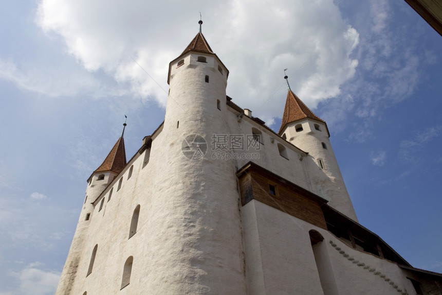 在瑞士著名的Thun城堡图片