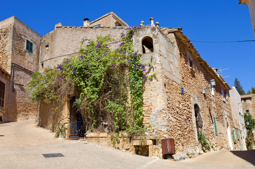 古老的Capder村在梅多卡西班牙图片