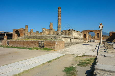 古罗马城庞贝的废墟大约两千年前79号广告图片