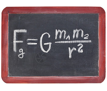 物理学教育概念牛顿重力法小板黑上的牛顿重力法背景图片