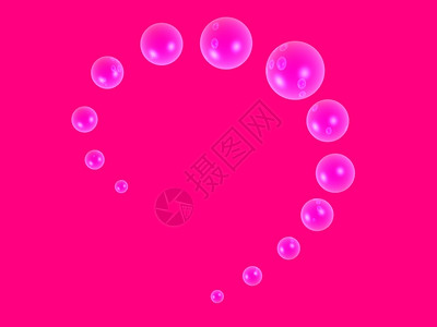 粉色球闪亮的背景背景图片