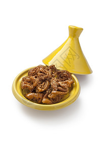 Chebakia摩洛哥的蜜饼干用于斋月时间图片