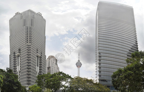 马来西亚吉隆坡的天台和电视塔图片