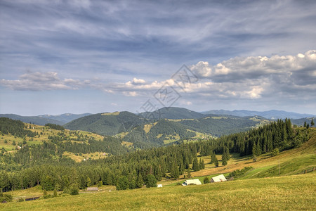 乌克兰卡尔帕蒂山区地貌图片