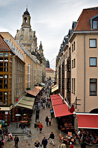 德国累斯顿狭窄街道图片
