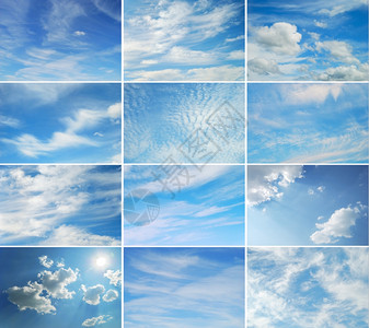 天空和云层图片