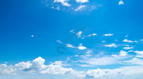 蓝天空和云背景图片