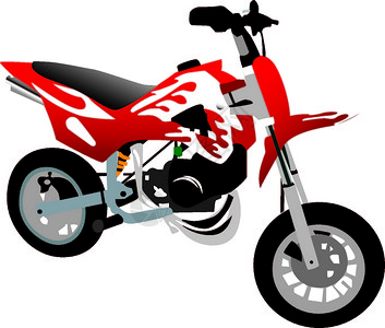 玩具摩托车背景图片
