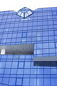 现代的摩天大楼玻璃公寓图片