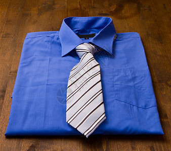 新的蓝色人和衬衫领带图片