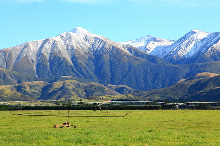 新西兰南部阿尔卑斯山的一部分图片