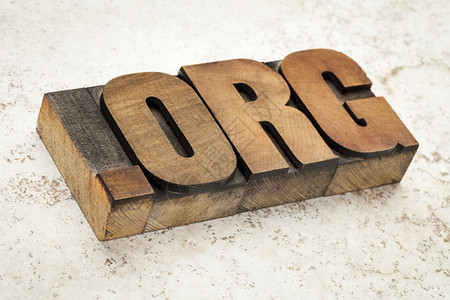 dotorg互联网域非营利组织在陶瓷砖背景的老式纸质印刷木材类型的网络地址背景图片