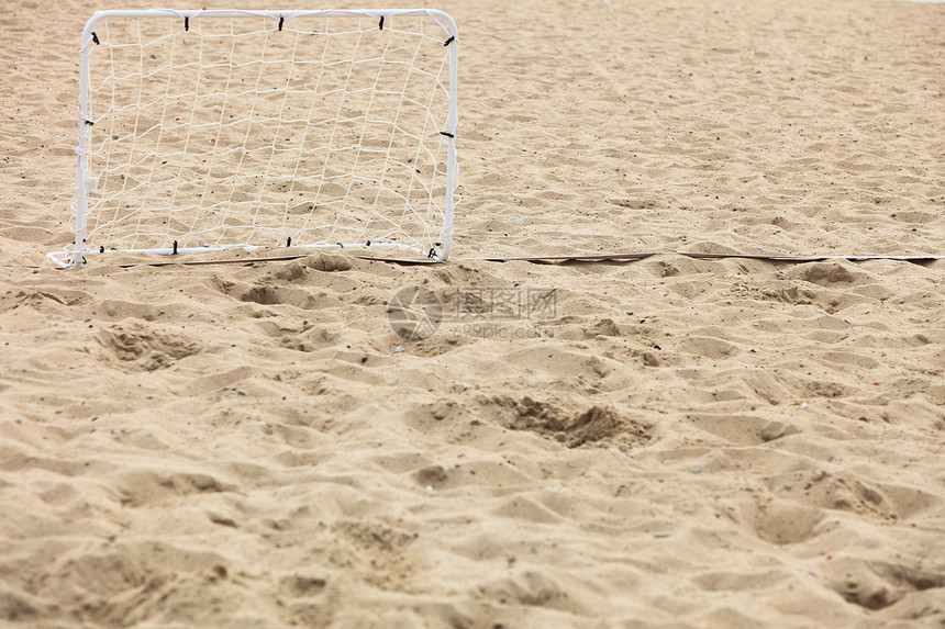 沙海滩足球场门图片
