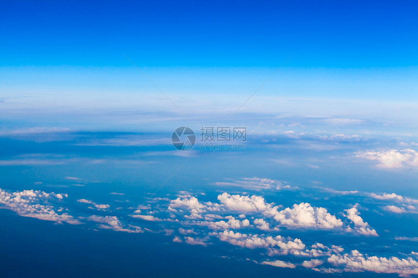 美丽的蓝天白云风景图图片