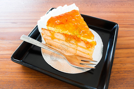 土制面包橙子蛋糕图片