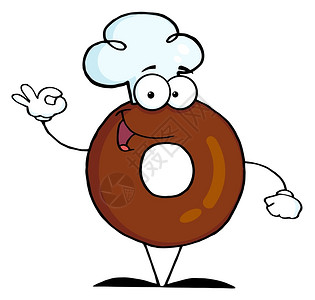 Donut卡通字符图片