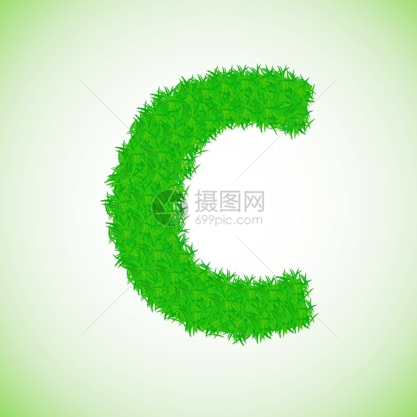 在绿色背景上用草字绿色背景的多彩插图来设计您的图片