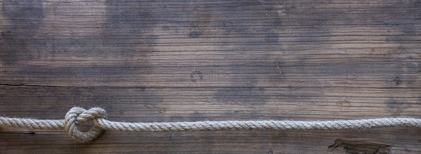 木板有粗糙的纹理绳结子图片