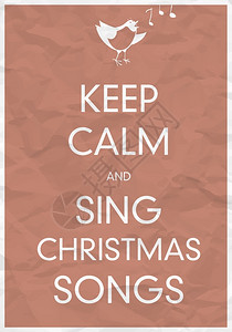 保持冷静唱圣诞歌图片