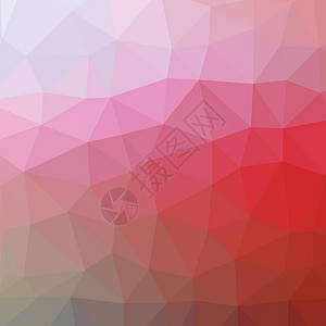 多边形爱心边框带有抽象红色背景的说明图形设计对有用边框上的多形背景纹理设计背景