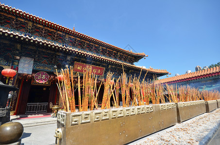 黄太信寺是香港名贵的旅游景点图片