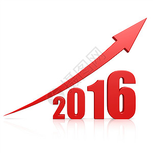 2016年增长红箭头图片