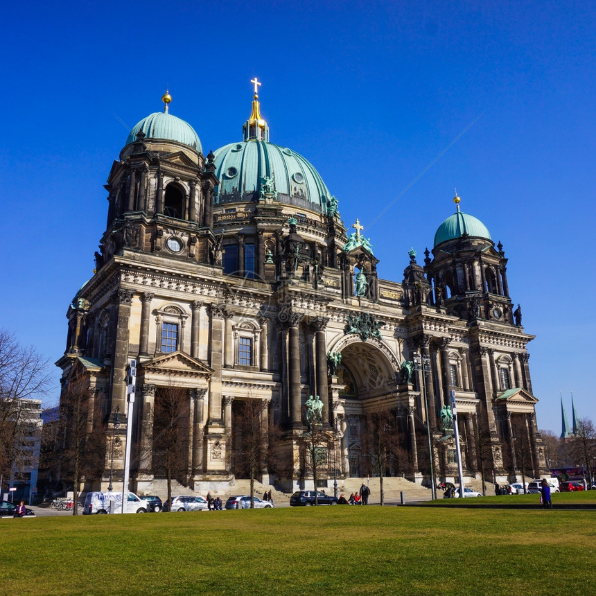 BERLIN3月18日柏林大教堂位于2015年3月8日图片